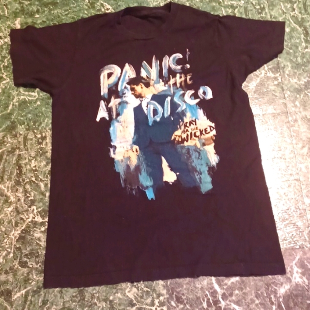 Panic at the Disco tee shirt black